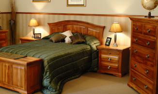 River Crossings Bedroom Sence